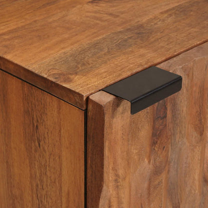 Sideboard mit Speicher Akazienbraune Oberfläche 40 x 33 x 75 cm