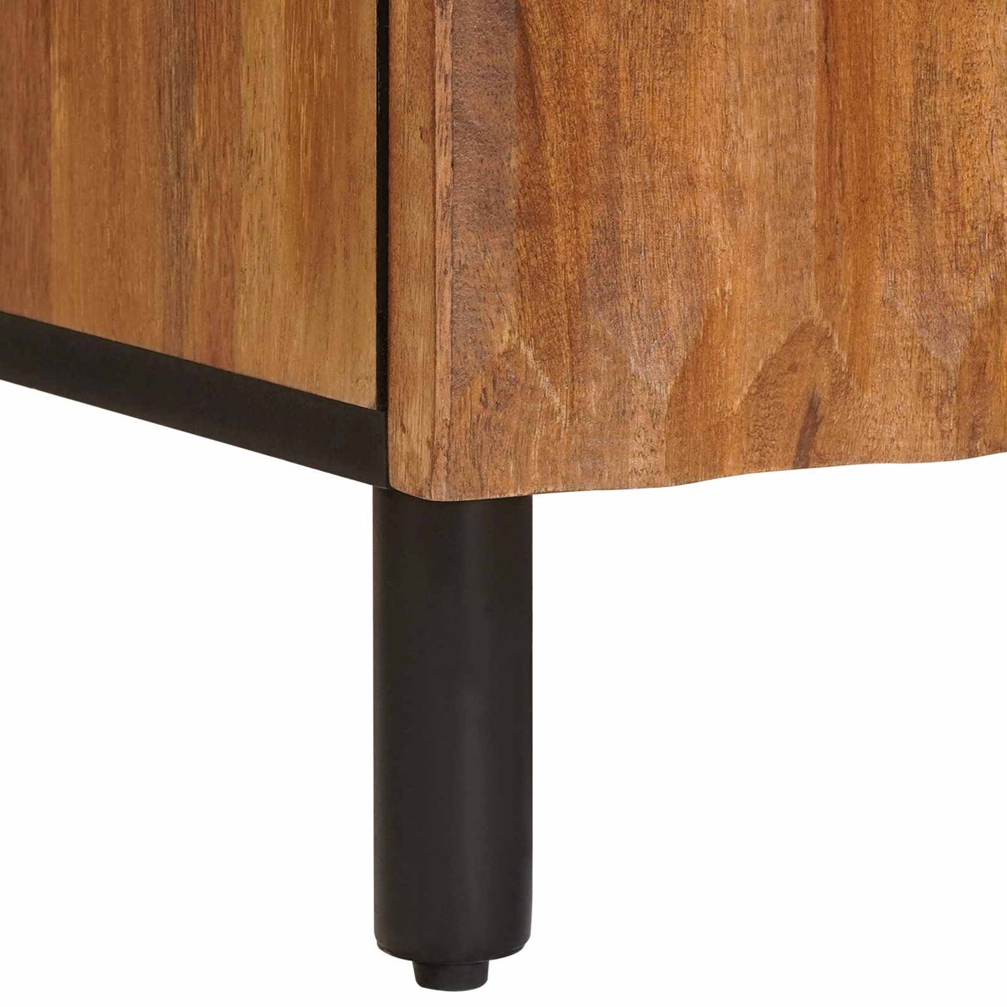 Sideboard mit Speicher Akazienbraune Oberfläche 60 x 33 x 75 cm