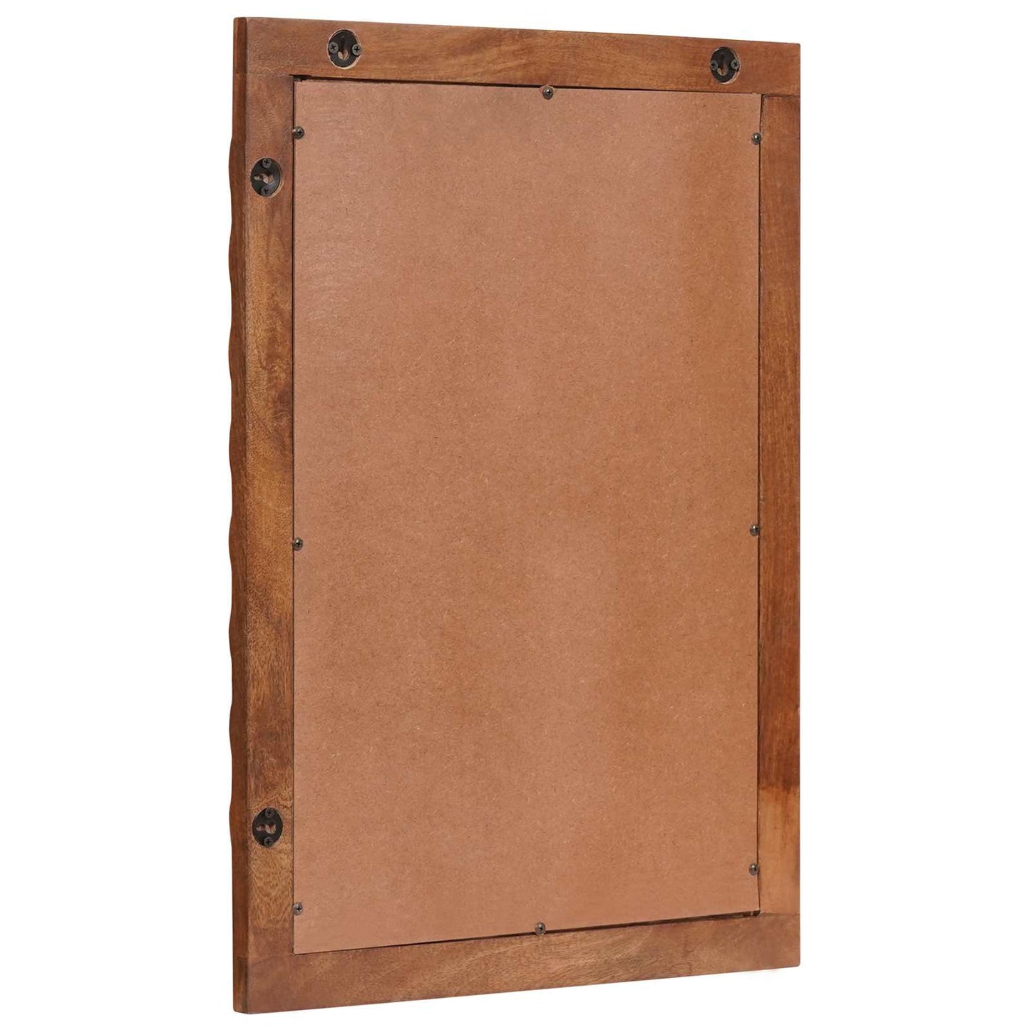 vidaXL Badezimmer Spiegel Akazienbraune Oberfläche 50 x 70 x 2,5 cm