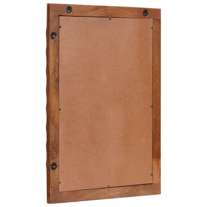 vidaXL Badezimmer Spiegel Akazienbraune Oberfläche 50 x 70 x 2,5 cm