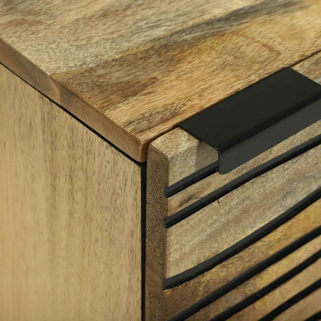 vidaXL Nachttisch Braun 40 x 33 x 46 cm Massivholz Akazie