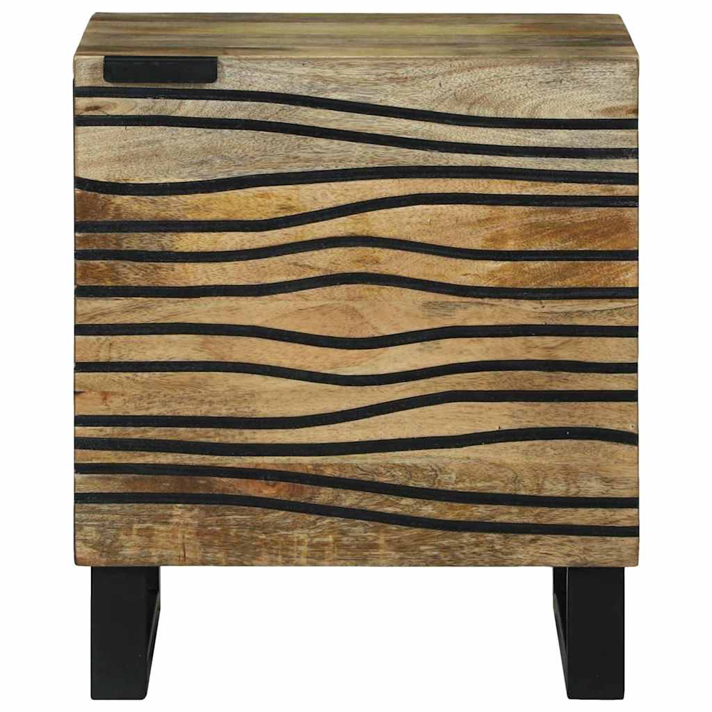 vidaXL Nachttisch Braun 40 x 33 x 46 cm Massivholz Akazie