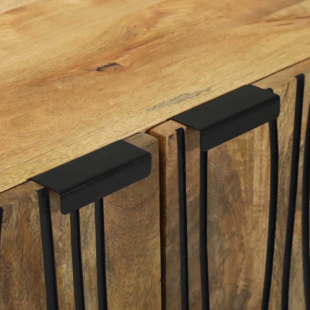 vidaXL Buffet naturel 60 x 33,5 x 75 cm Bois de manguier massif