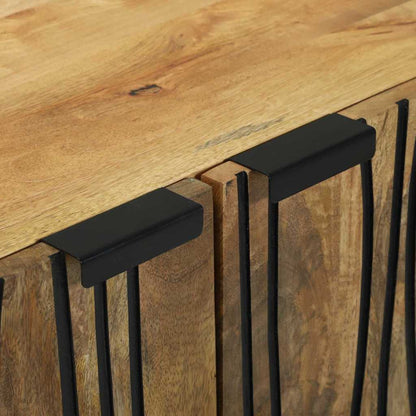 vidaXL Buffet naturel 60 x 33,5 x 75 cm Bois de manguier massif