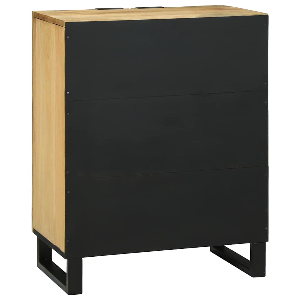 vidaXL Buffet naturel 60 x 33,5 x 75 cm Bois de manguier massif