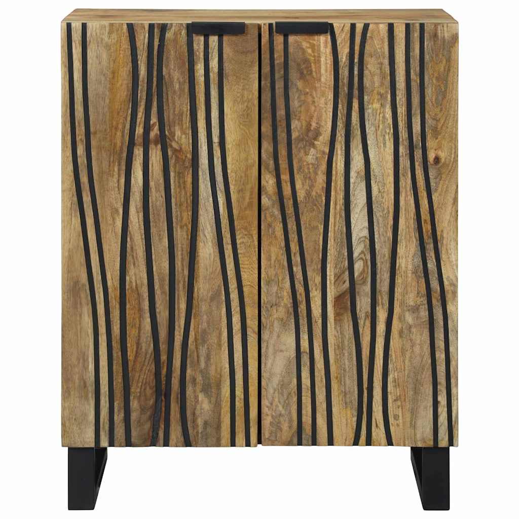 vidaXL Buffet naturel 60 x 33,5 x 75 cm Bois de manguier massif