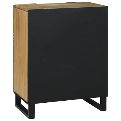 vidaXL Commode marron 60 x 33,5 x 75 cm Bois de manguier massif