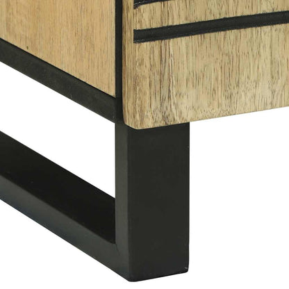 vidaXL Nachttisch Braun 50 x 33 x 60 cm Massivholz Akazie