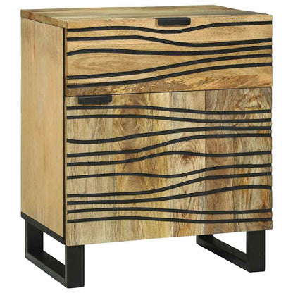 vidaXL Nachttisch Braun 50 x 33 x 60 cm Massivholz Akazie