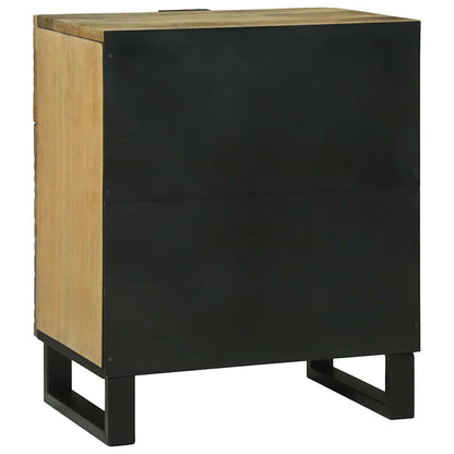 vidaXL Nachttisch Braun 50 x 33 x 60 cm Massivholz Akazie