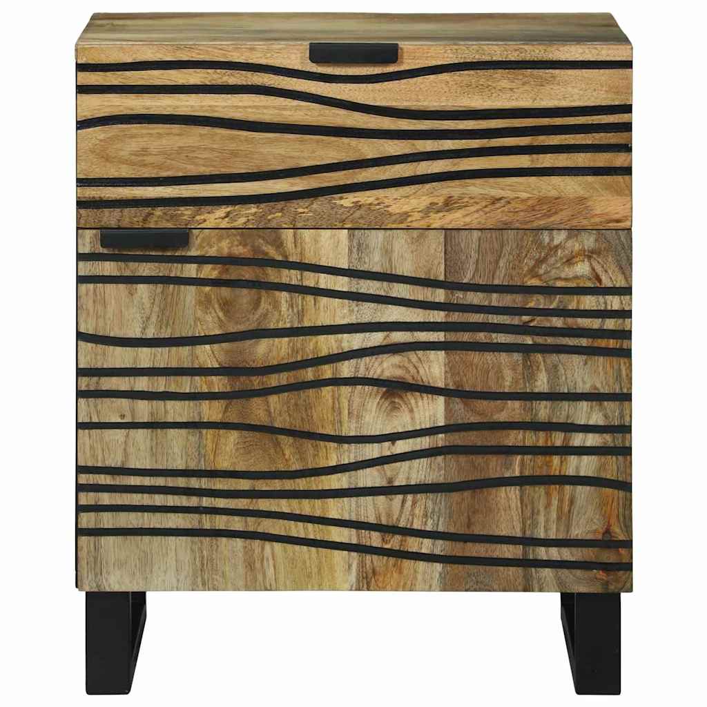 vidaXL Nachttisch Braun 50 x 33 x 60 cm Massivholz Akazie