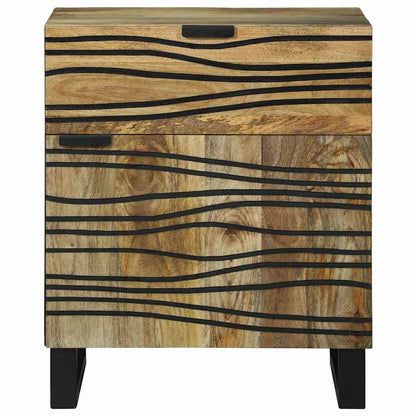 vidaXL Nachttisch Braun 50 x 33 x 60 cm Massivholz Akazie