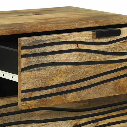 vidaXL Nachttisch Braun 50 x 33 x 62 cm Massivholz Akazie
