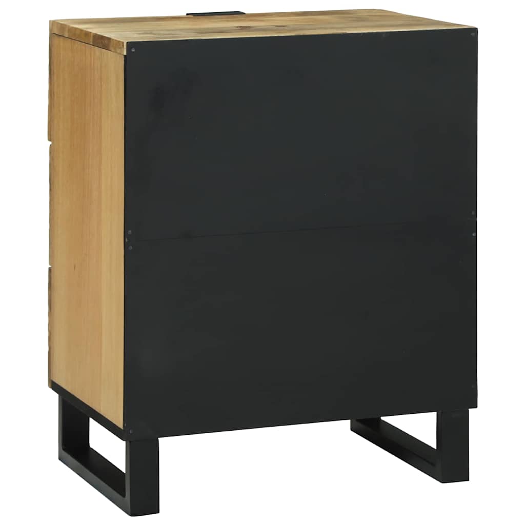 vidaXL Nachttisch Braun 50 x 33 x 62 cm Massivholz Akazie