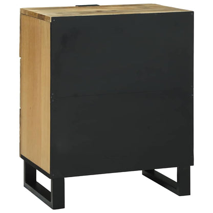 vidaXL Nachttisch Braun 50 x 33 x 62 cm Massivholz Akazie