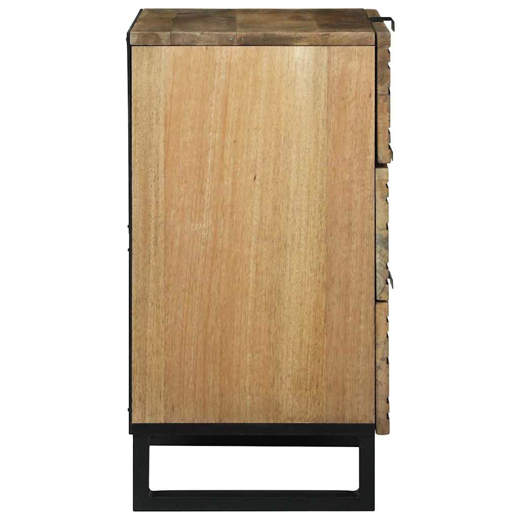 vidaXL Nachttisch Braun 50 x 33 x 62 cm Massivholz Akazie