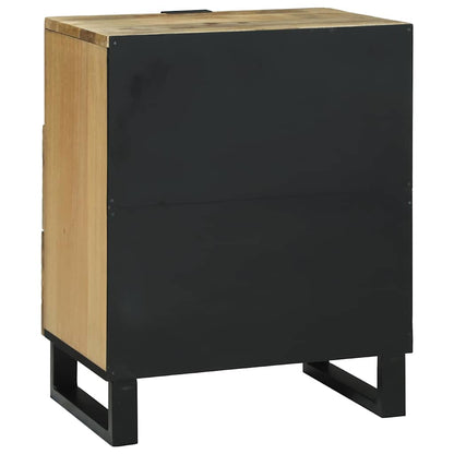 vidaXL Nachttisch Braun 50 x 33 x 62 cm Massivholz Akazie