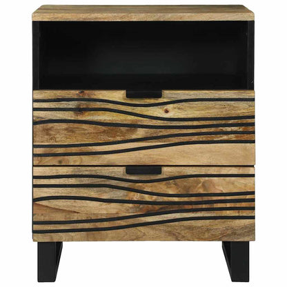 vidaXL Nachttisch Braun 50 x 33 x 62 cm Massivholz Akazie