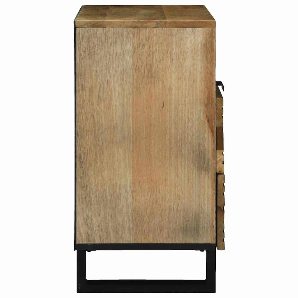 vidaXL Nachttisch Braun 50 x 33 x 62 cm Massivholz Akazie