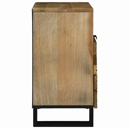 vidaXL Nachttisch Braun 50 x 33 x 62 cm Massivholz Akazie