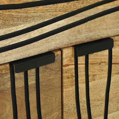 Nachttisch Braun 50 x 33 x 60 cm Massivholz Akazie