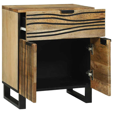 vidaXL Nachttisch Braun 50 x 33 x 60 cm Massivholz Akazie