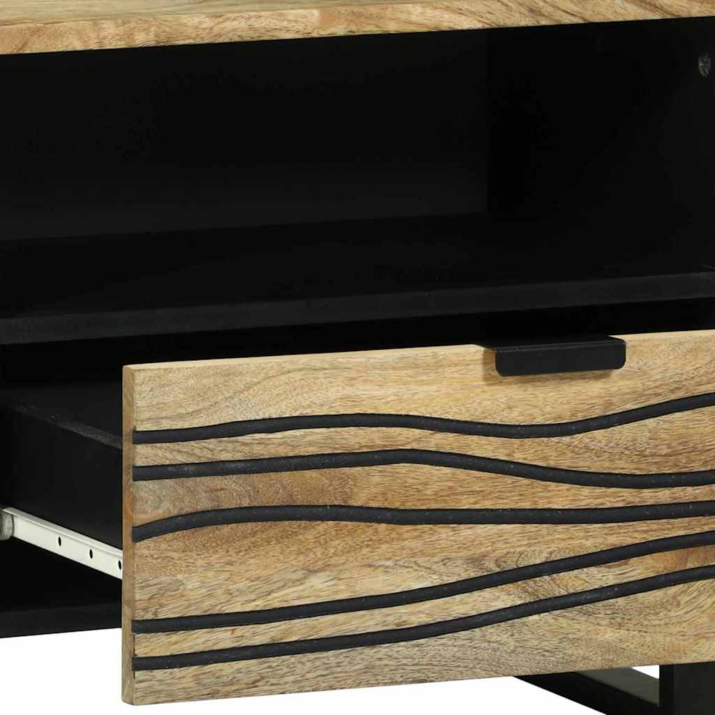 vidaXL TV-Einheiten mit Schubladen Braun 80 x 33 x 46 cm Holzwerkstoff