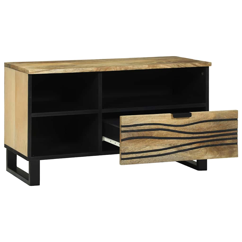 vidaXL TV-Einheiten mit Schubladen Braun 80 x 33 x 46 cm Holzwerkstoff