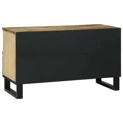 vidaXL TV-Einheiten mit Schubladen Braun 80 x 33 x 46 cm Holzwerkstoff