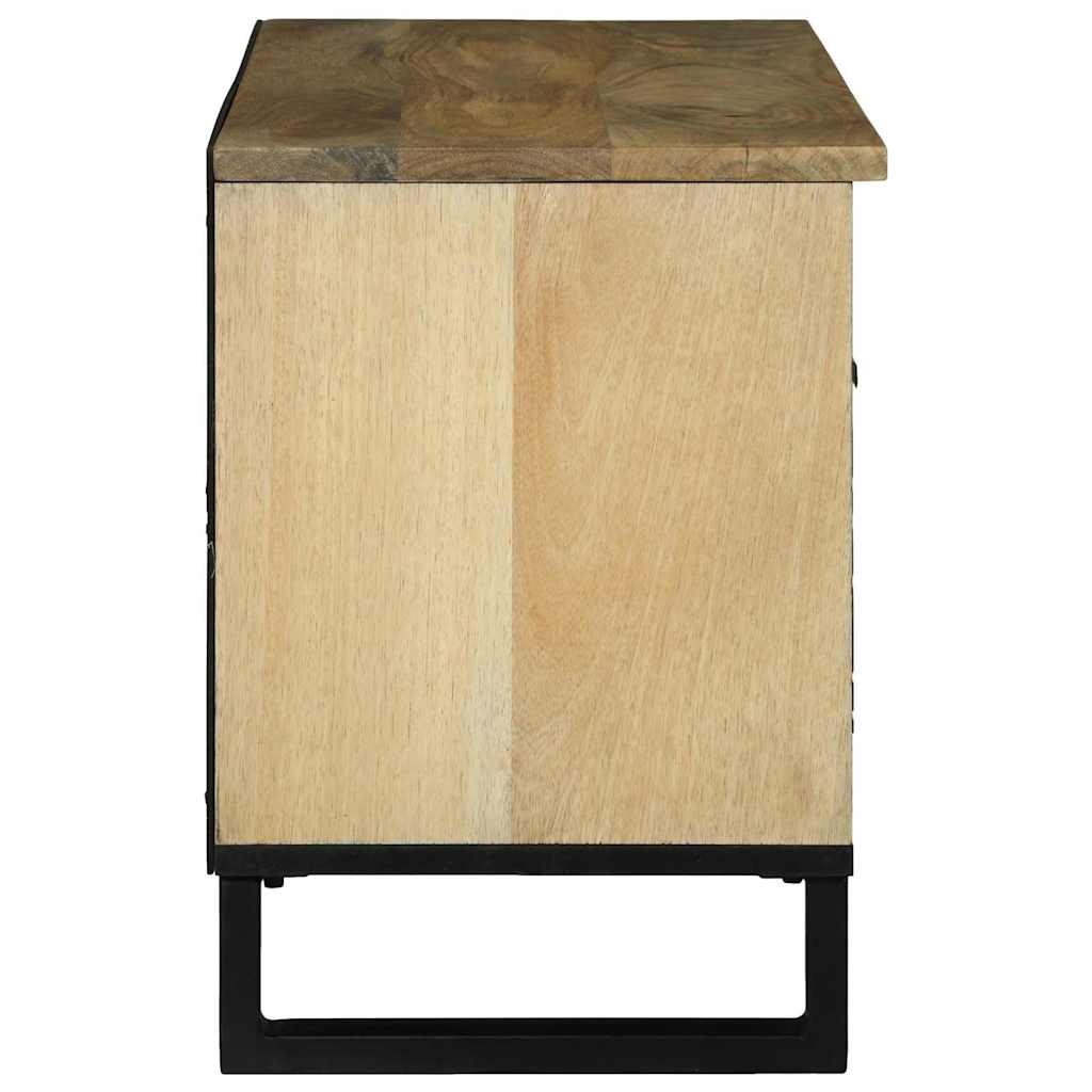 vidaXL TV-Einheiten mit Schubladen Braun 80 x 33 x 46 cm Holzwerkstoff