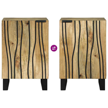 vidaXL Waschbeckenschrank Braun 38 x 33,5 x 58 cm Holzwerkstoff