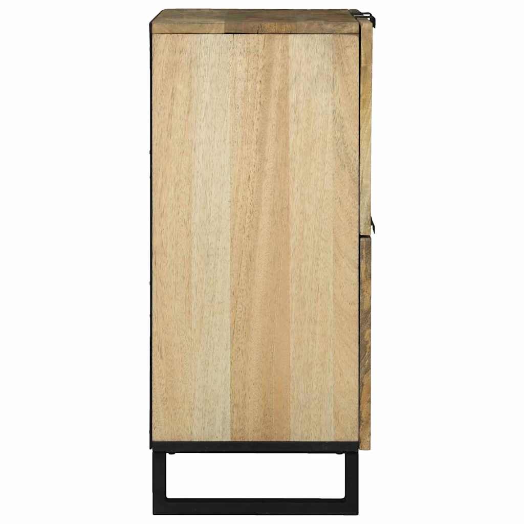 Sideboard Braun 60 x 33 x 75 cm massives Mangoholz