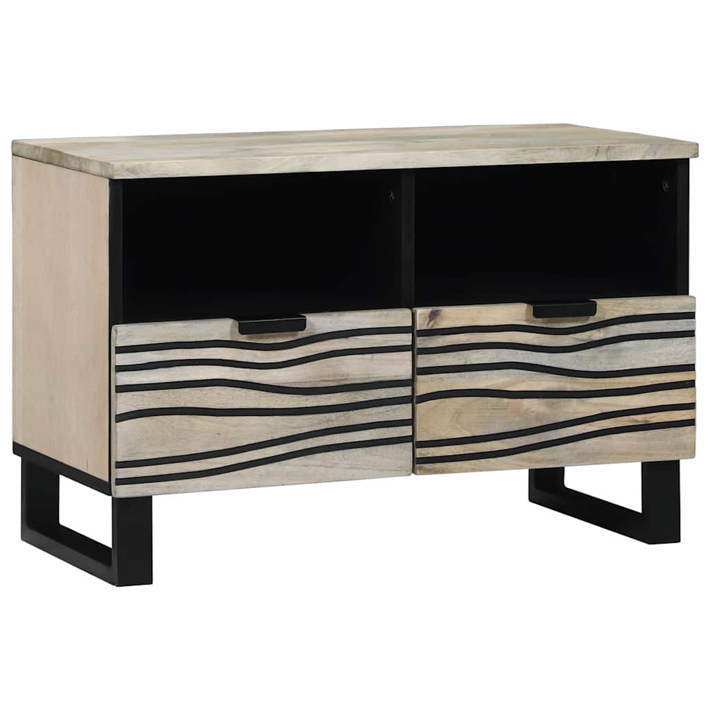 vidaXL TV-Einheiten mit Schubladen Weiß 70 x 33 x 46 cm Holzwerkstoff