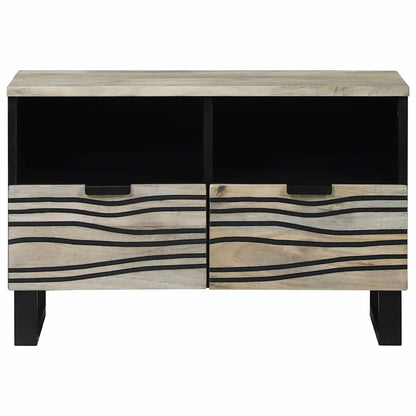 vidaXL TV-Einheiten mit Schubladen Weiß 70 x 33 x 46 cm Holzwerkstoff