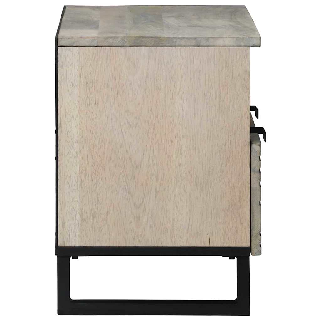 vidaXL TV-Einheiten mit Schubladen Weiß 70 x 33 x 46 cm Holzwerkstoff