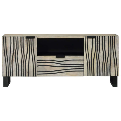 vidaXL TV-Einheiten mit Schubladen Weiß 105 x 33 x 46 cm Holzwerkstoff