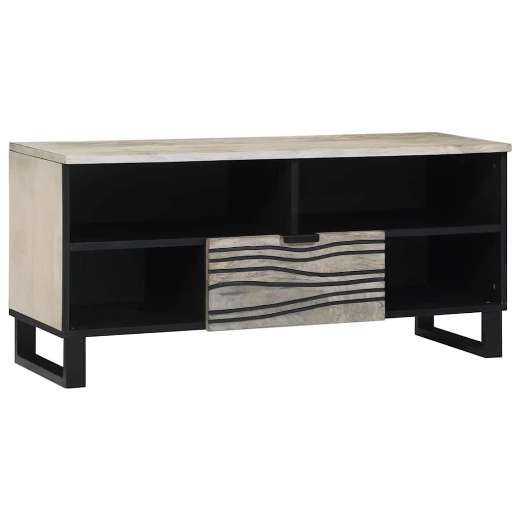vidaXL TV-Einheiten mit Schubladen Weiß 105 x 33 x 46 cm Holzwerkstoff