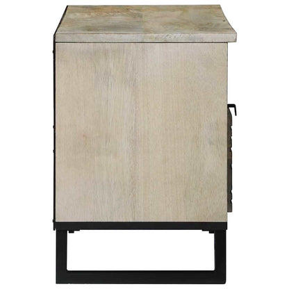 vidaXL TV-Einheiten mit Schubladen Weiß 105 x 33 x 46 cm Holzwerkstoff