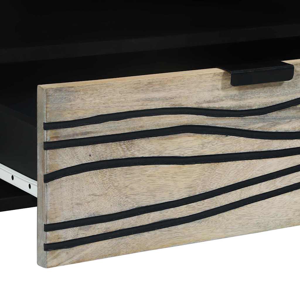 vidaXL TV-Einheiten mit Schubladen Weiß 80 x 33 x 46 cm Holzwerkstoff