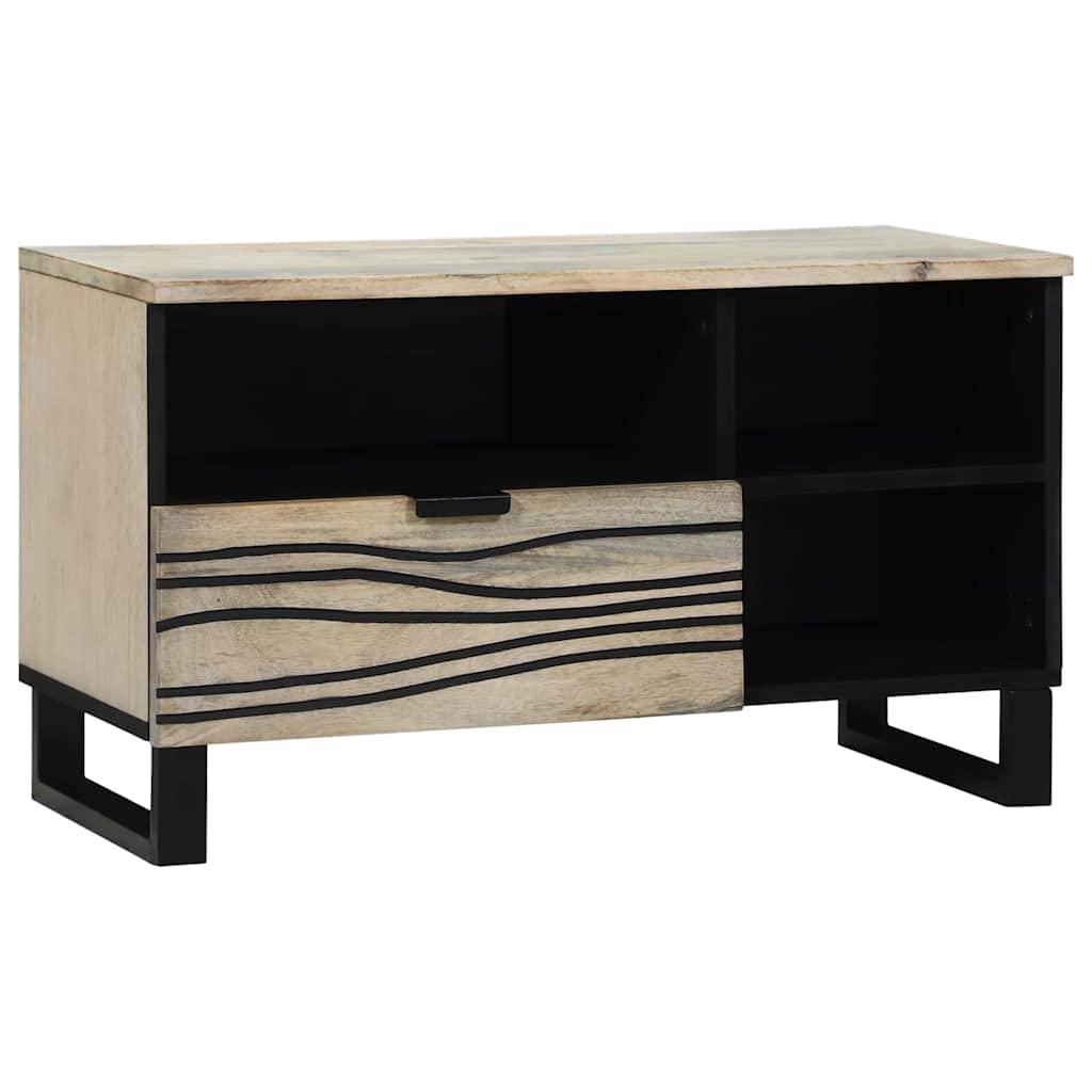 vidaXL TV-Einheiten mit Schubladen Weiß 80 x 33 x 46 cm Holzwerkstoff