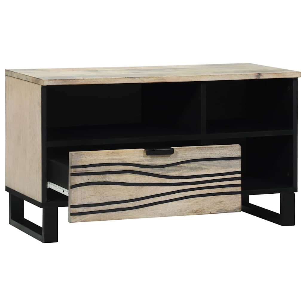 vidaXL TV-Einheiten mit Schubladen Weiß 80 x 33 x 46 cm Holzwerkstoff