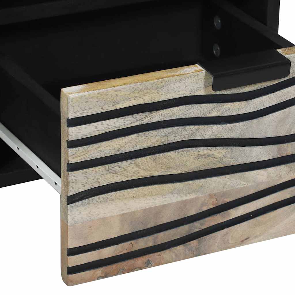 vidaXL TV-Einheiten mit Schubladen Weiß 100 x 33 x 46 cm Holzwerkstoff