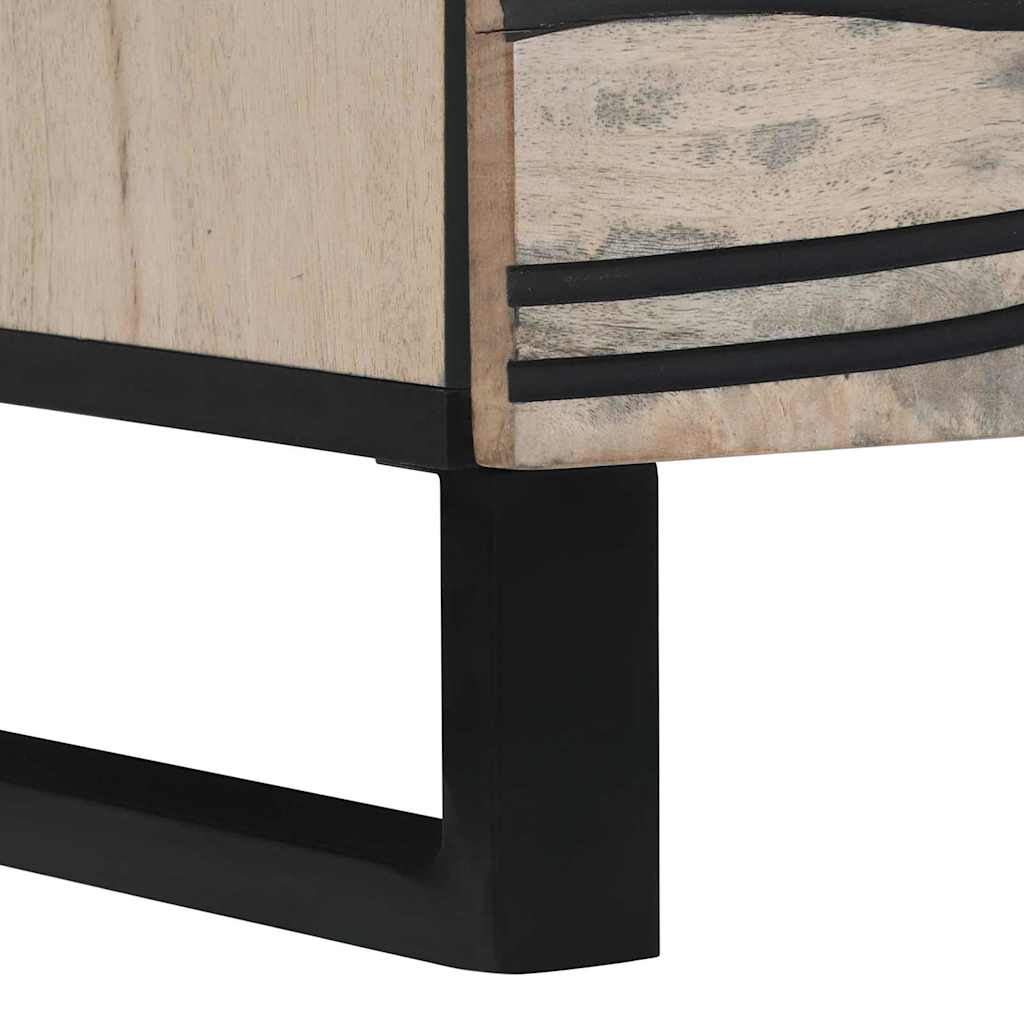 vidaXL TV-Einheiten mit Schubladen Weiß 100 x 33 x 46 cm Holzwerkstoff