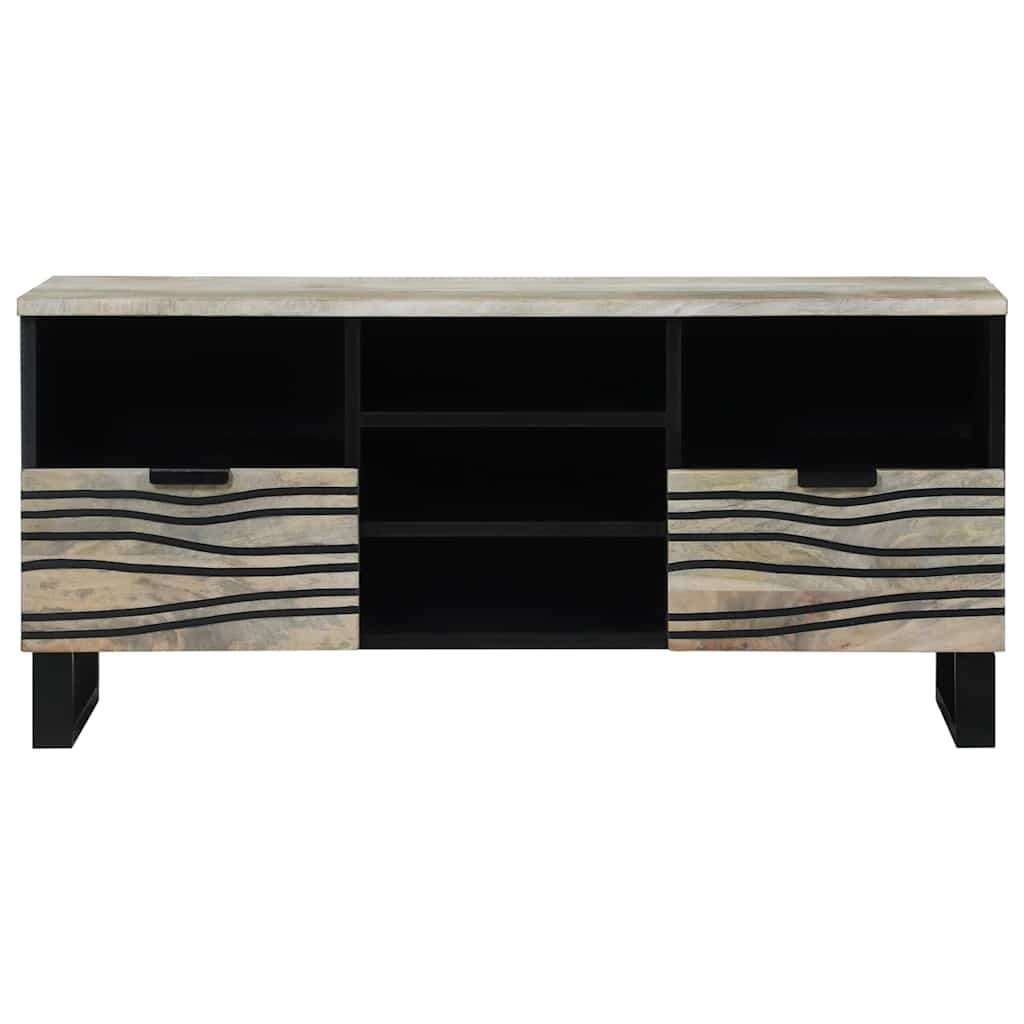 vidaXL TV-Einheiten mit Schubladen Weiß 100 x 33 x 46 cm Holzwerkstoff