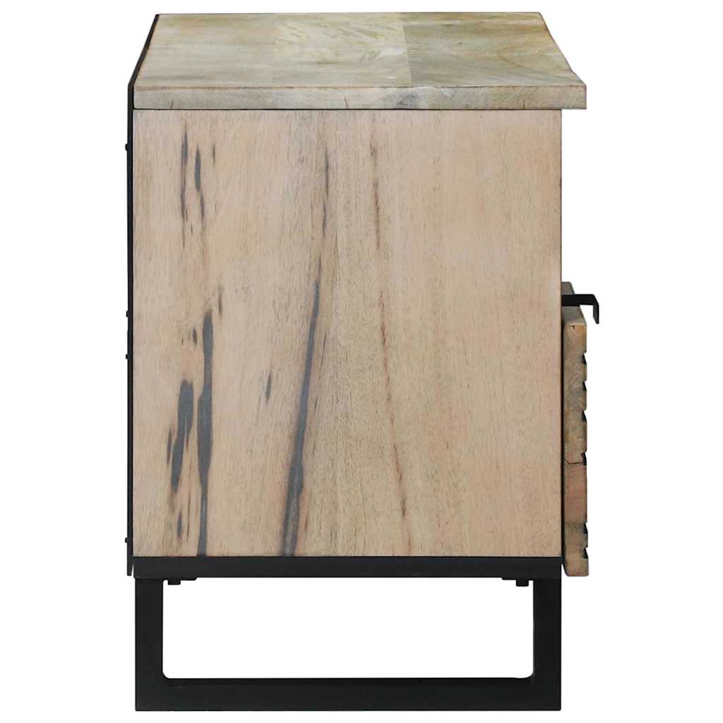 vidaXL TV-Einheiten mit Schubladen Weiß 100 x 33 x 46 cm Holzwerkstoff