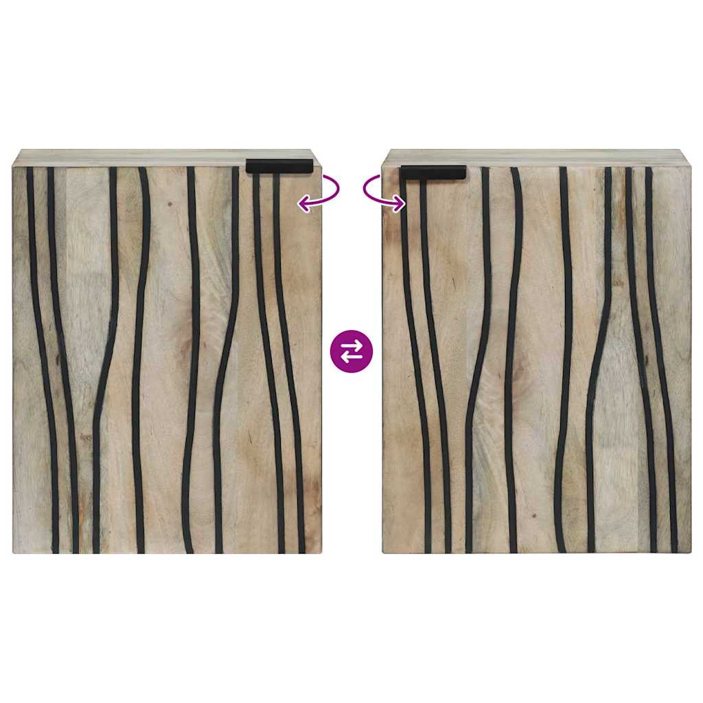 vidaXL Waschbeckenschrank mit Tür Weiß 38 x 33,5 x 48 cm Holzwerkstoff