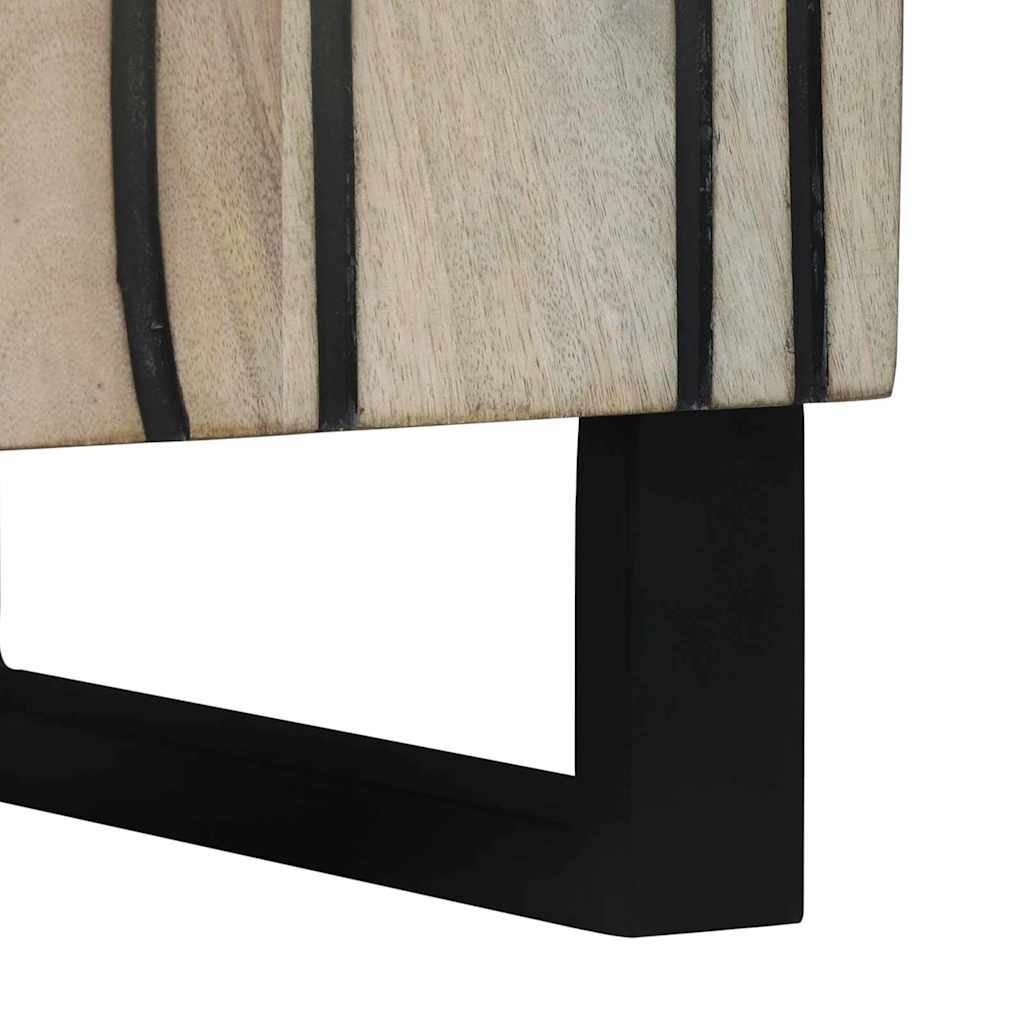 vidaXL Waschbeckenschrank mit Tür Weiß 38 x 33,5 x 58 cm Holzwerkstoff