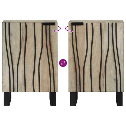 vidaXL Waschbeckenschrank mit Tür Weiß 38 x 33,5 x 58 cm Holzwerkstoff