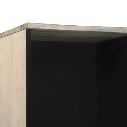 vidaXL Waschbeckenschrank mit Tür Weiß 38 x 33 x 160 cm Holzwerkstoff