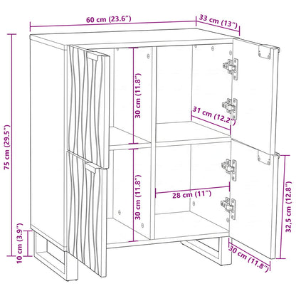 vidaXL Armoires et étagères de rangement média blanc 60 x 33 x 75 cm